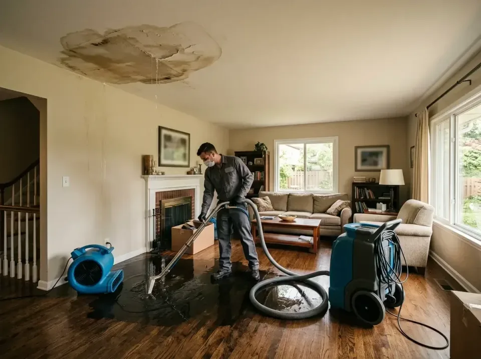 attic-pipe-burst-ceiling-drip-008 — frequently asked questions, Water Damage Restoration & Carpet Care in Sulphur, OK